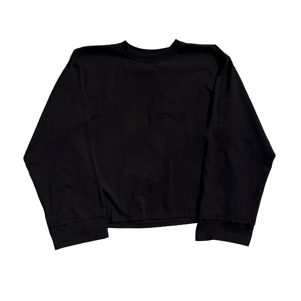 LONGSLEEVE - BLACK  BLANK