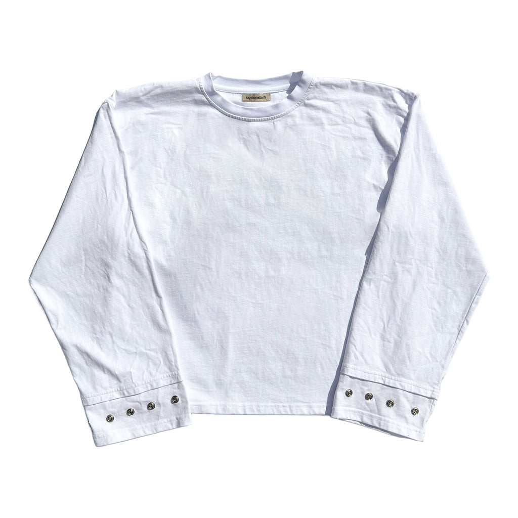 LONGSLEEVE - WHITE  BLANK