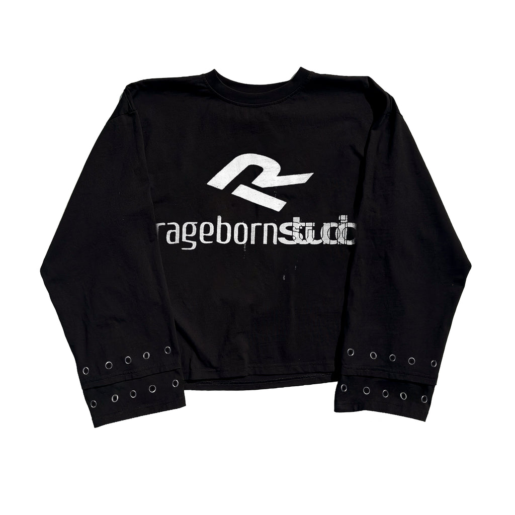LONGSLEEVE - BLACK LOGO PRINT