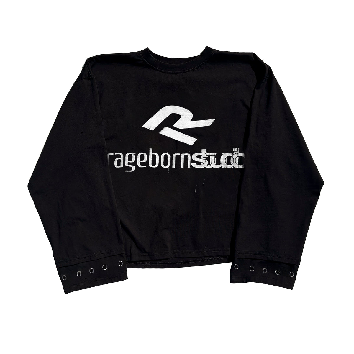 LONGSLEEVE - BLACK LOGO PRINT