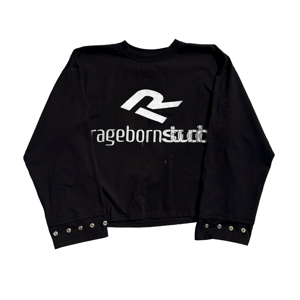 LONGSLEEVE - BLACK LOGO PRINT