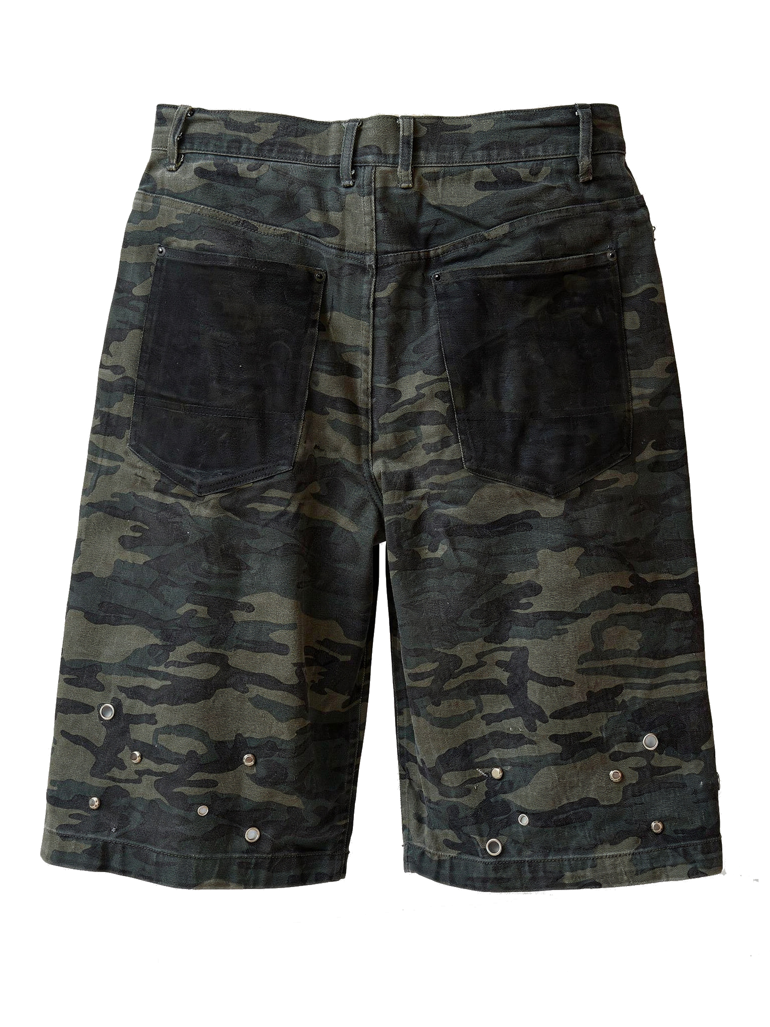 Camo Distressed Jorts