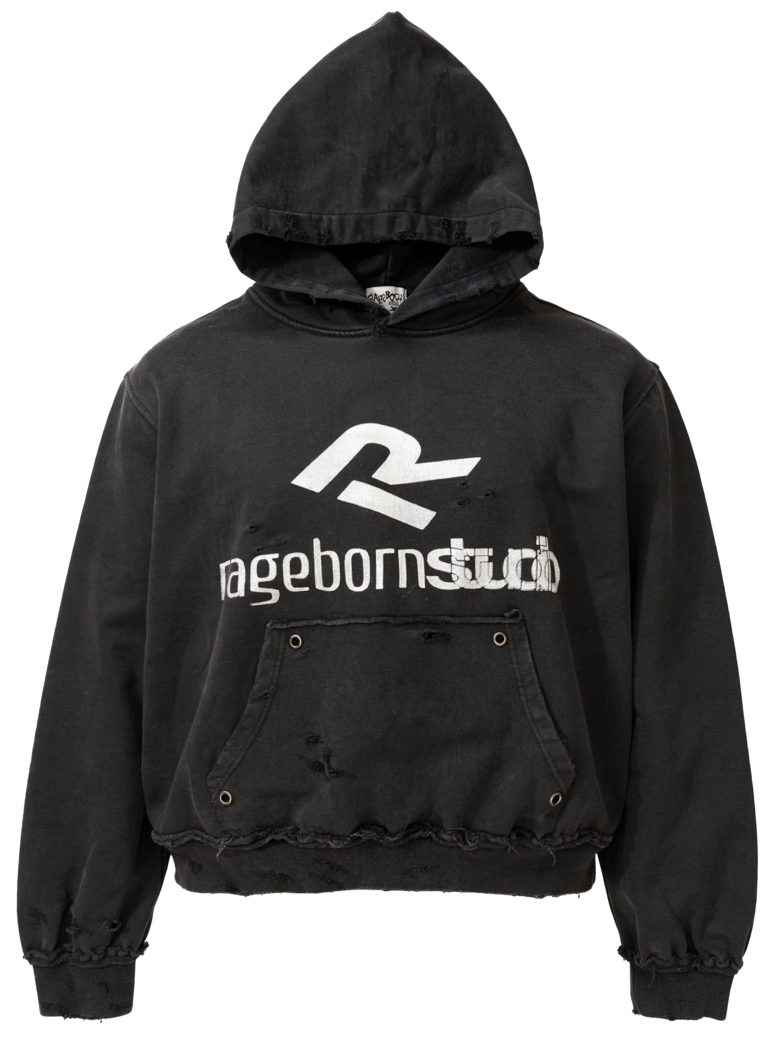 RAW BLANC PRINT HOODIE